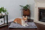 Cozy Gray Self-Warming Cat Bed for Small Cats