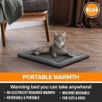 K&H Self-Warming Cat Bed Mat - Gray/Black