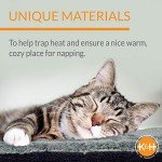 K&H Self-Warming Cat Bed Mat - Gray/Black