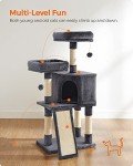 Feandrea 45-Inch Indoor Cat Tower & Scratcher