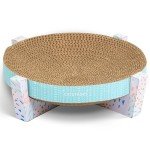 Petstages Scratch Snuggle Cat Bed - Round, Colorful