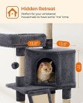 Feandrea 45-Inch Indoor Cat Tower & Scratcher