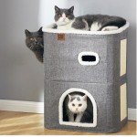 Cozy 24.5-Inch Gray Cat House