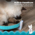 Petstages Scratch Snuggle Cat Bed - Round, Colorful