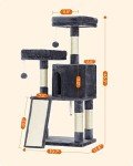 Feandrea 45-Inch Indoor Cat Tower & Scratcher