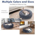 Cozy Round Cat Bed - Soft and Washable