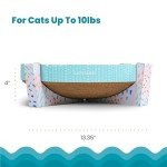 Petstages Scratch Snuggle Cat Bed - Round, Colorful