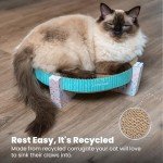 Petstages Scratch Snuggle Cat Bed - Round, Colorful
