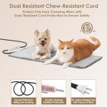 Heated Cat Bed with Adjustable Temperature and Timer