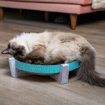 Petstages Scratch Snuggle Cat Bed - Round, Colorful