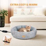 Cozy Heated Cat Bed for Indoor Use