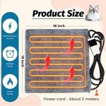 Temperature Adjustable Heated Cat Bed with Timer