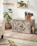 FEANDREA Hidden Cat Litter Box Enclosure Furniture