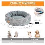 Cozy Heated Cat Bed for Indoor Use