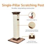 Amazon Basics Tall Cat Scratching Post, Brown