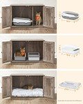 FEANDREA Hidden Cat Litter Box Enclosure Furniture