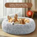 Donut-Shaped Calming Bed for Cats and Dogs