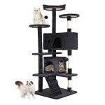 Multi-Level Indoor Cat Tree with Scratching Post