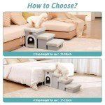 Cozy Pet Stairs with Storage for Cats & Dogs