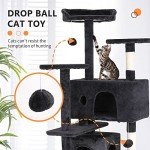 Multi-Level Indoor Cat Tree with Scratching Post