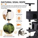 Multi-Level Indoor Cat Tree with Scratching Post