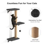 FUKUMARU 4-in-1 Cat Wall Shelves Set