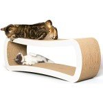 PetFusion Jumbo Cat Scratcher Lounge - White