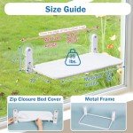 Easy Fold Cat Window Perch with Washable Cover