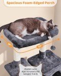 63-Inch Multi-Level Cat Tree with Scratching Posts