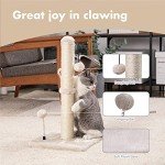 MECOOL Cat Tree with Sisal and Hanging Ball