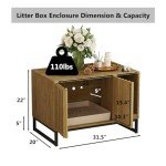 Modern Hidden Cat Litter Box and Furniture