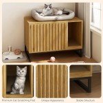 Modern Hidden Cat Litter Box and Furniture