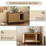 Modern Hidden Cat Litter Box and Furniture