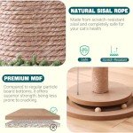 Tall Cat Scratching Post with Interactive Ball Track