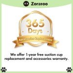 Zoratoo 2PC Cordless Cat Window Perch Hammock