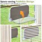 Zoratoo 2PC Cordless Cat Window Perch Hammock