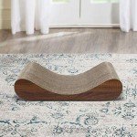 Curved FluffyDream Cardboard Cat Scratcher Bed