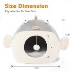 Cozy Soft Cat Bed with Anti-Slip Bottom