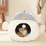 Cozy Soft Cat Bed with Anti-Slip Bottom