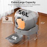 Automatic Self-Cleaning Cat Litter Box with App