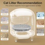 Automatic Self-Cleaning Cat Litter Box with App