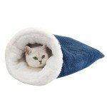 Cozy Self-Warming Cat Bed in Plush Fabric