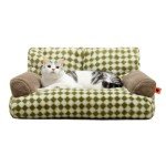 Cozy Washable Cat Couch Bed for Small Pets