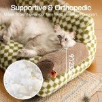 Cozy Washable Cat Couch Bed for Small Pets