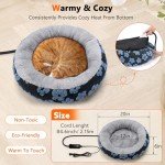 Heated Cozy Cat Bed with Adjustable Temperature