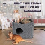 Cozy Heated Cat Bed for Indoor Comfort