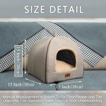 Cozy Cat Cave Bed with Washable Pillow