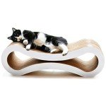 PetFusion Cat Scratcher Lounge - Cloud White