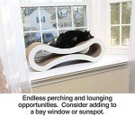 PetFusion Cat Scratcher Lounge - Cloud White