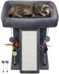 Cat Tree Tower with Scratching Post and Toys